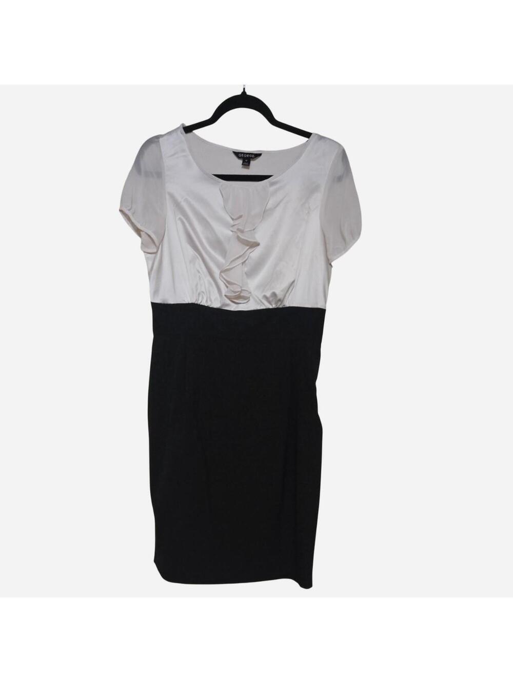 George Women's Two-Tone Ruffle Dress